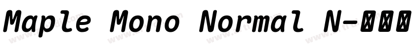 Maple Mono Normal N字体转换 Maple Mono Normal N字体转换